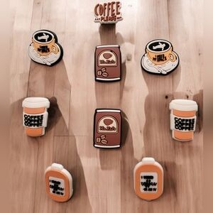 Coffee Croc Charms